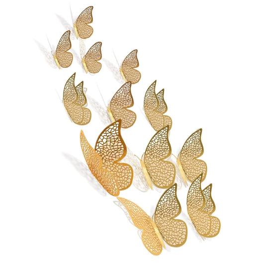 Butterfly Wall Decor (Gold Finish)